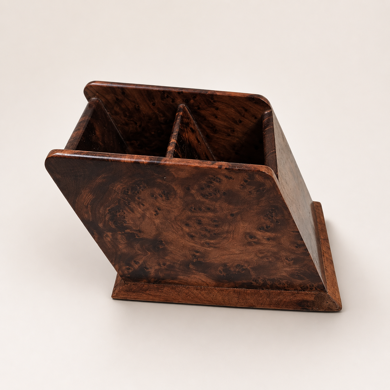 Moroccan Wood Desk Pen Holder