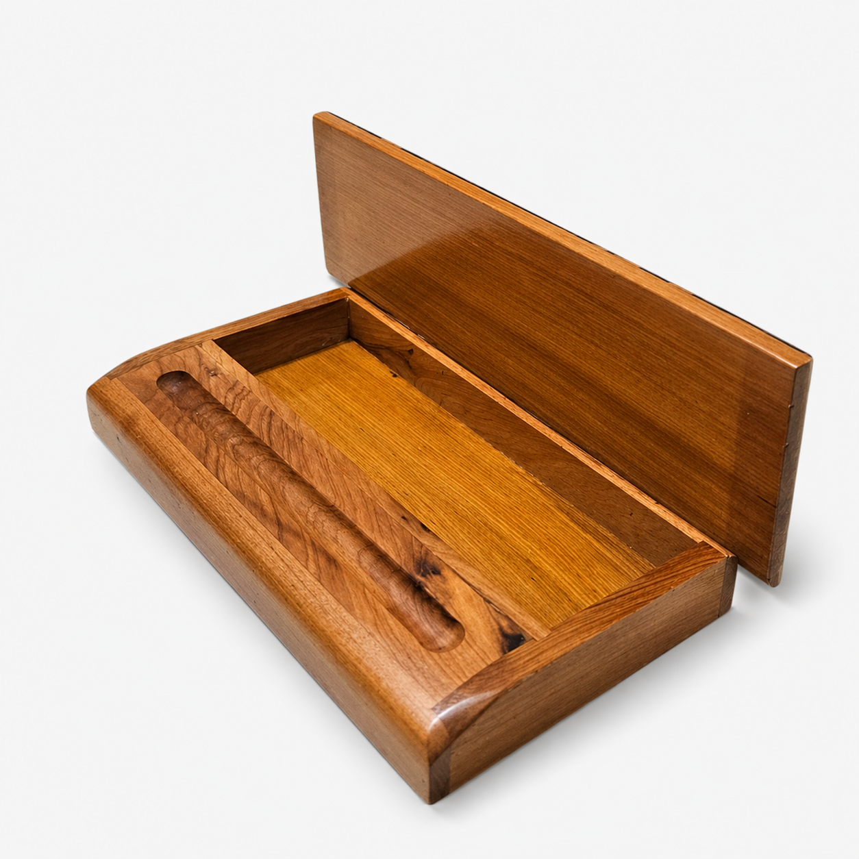 Moroccan Inlaid Wood Desk Organizer Box