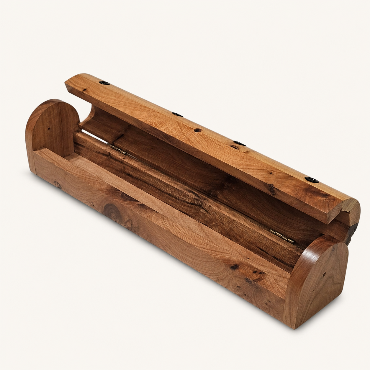 Moroccan Burl Wood Incense Holder Box